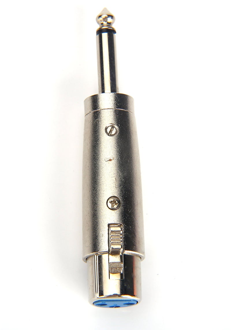 Devinal Professional 6.35mm 1/4 Inch Mono Male Plug to 3 Pin XLR Female Jack Stereo Audio Microphone Adapter Converter Connector - Image 4